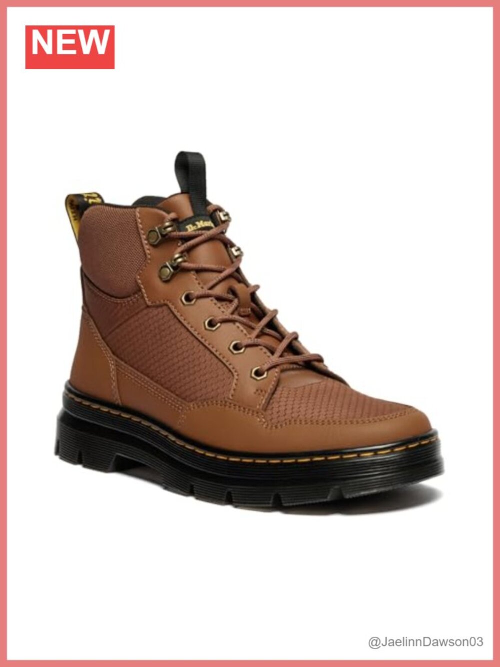 Unisex Combat Boots with Recycled Canvas and PU Suede, Durable and Flexible